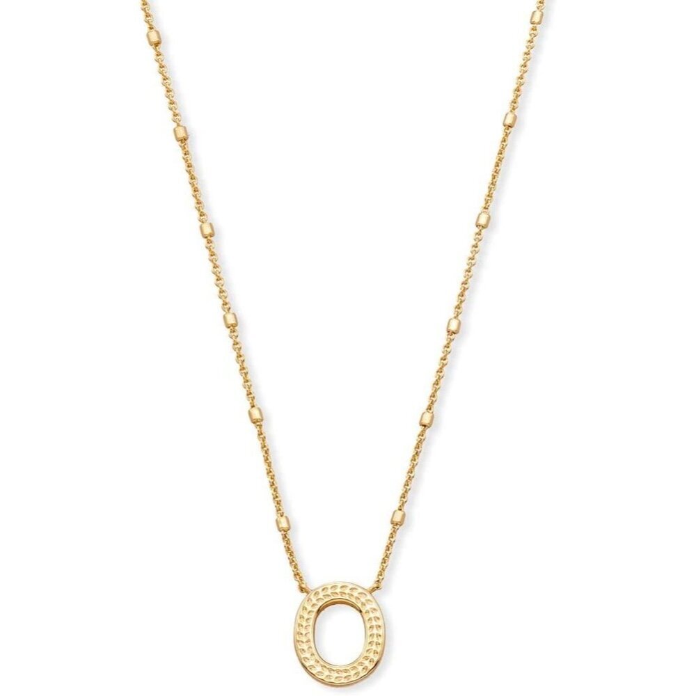 Letters N pendant necklace for women fashion jewelry 14k gold plated brass